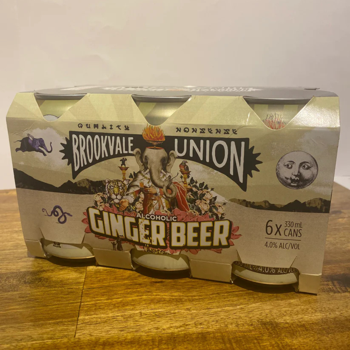 Brookvale Union – Ginger Beer – 330ml (6 Pack)