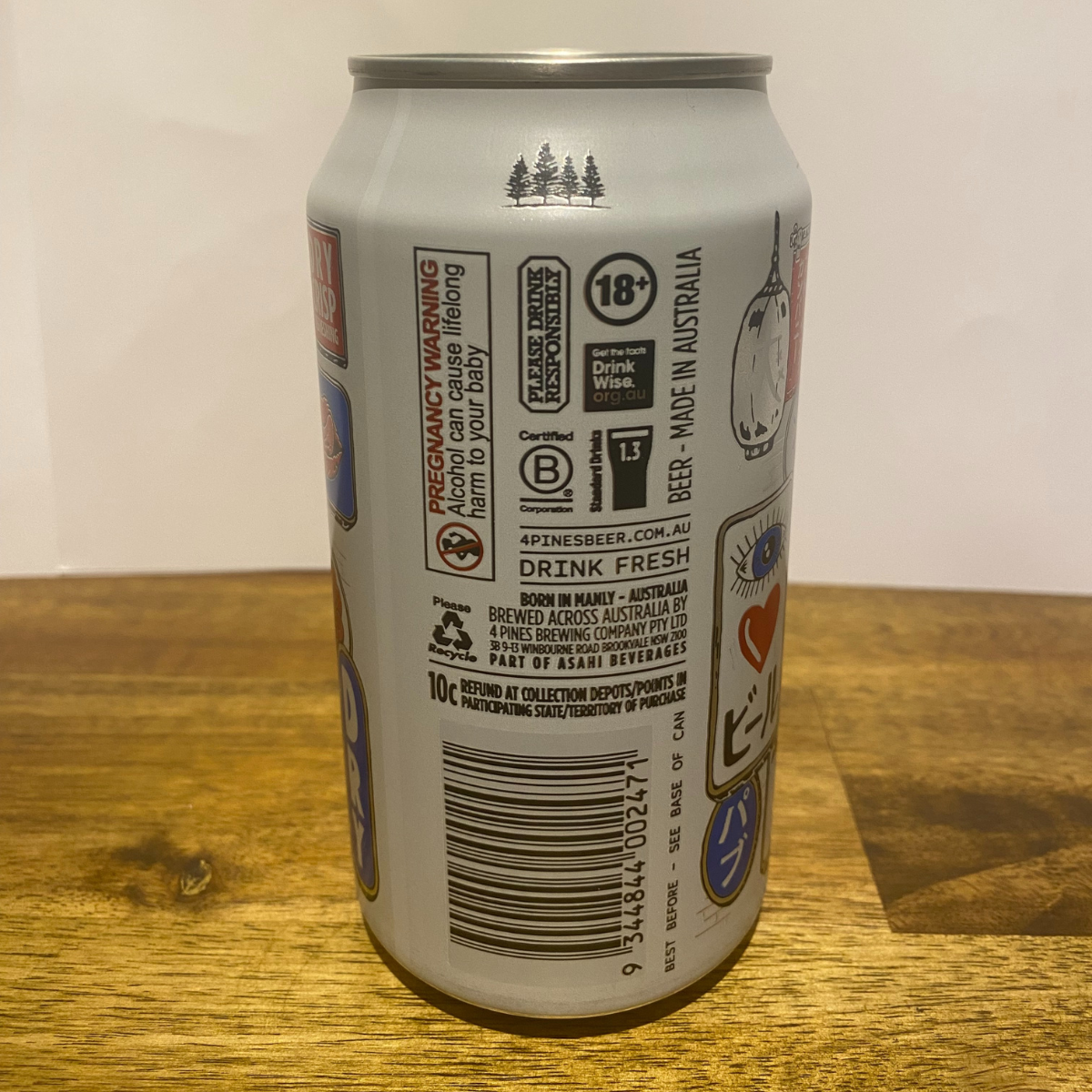 4 Pines – Japanese Style Lager – 375ml (6 Pack)