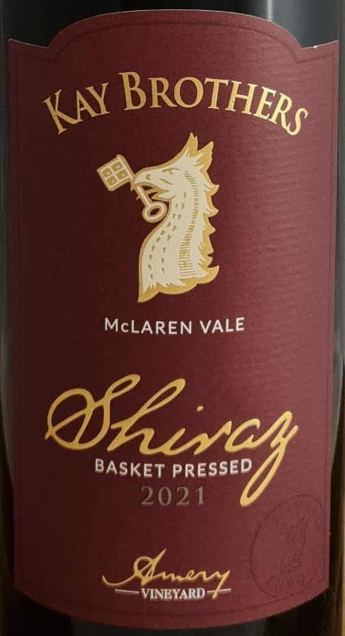 Kay Brothers – Shiraz Basket Pressed – 2021 – 750ml
