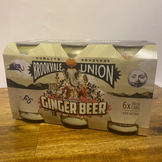 Brookvale Union – Ginger Beer – 330ml (6 Pack)