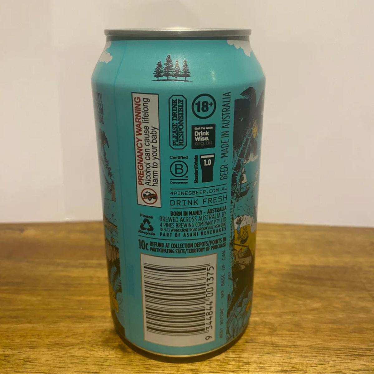 4 Pines – Pacific Ale – 375ml Can – 6 Pack