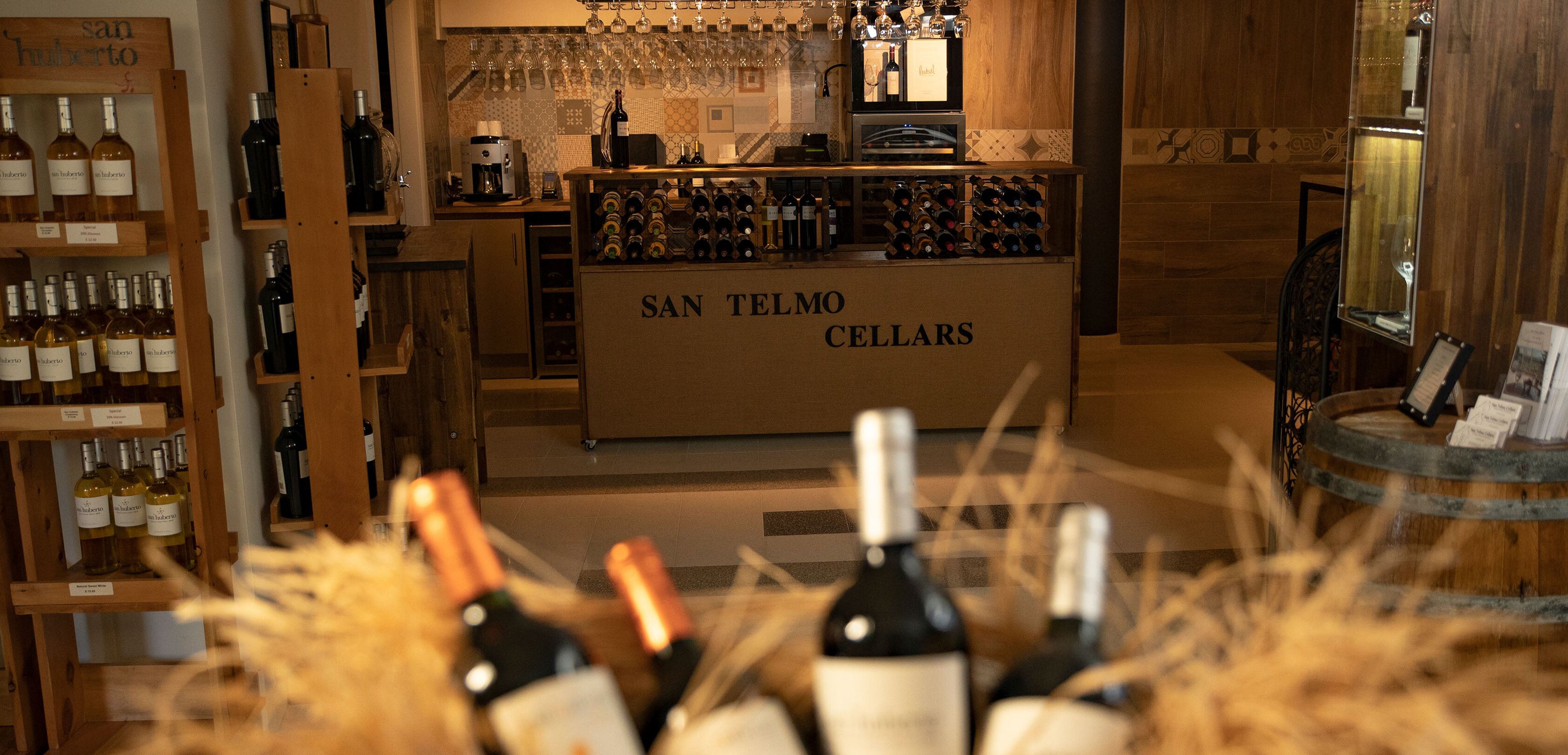 San Telmo Cellars wine shop